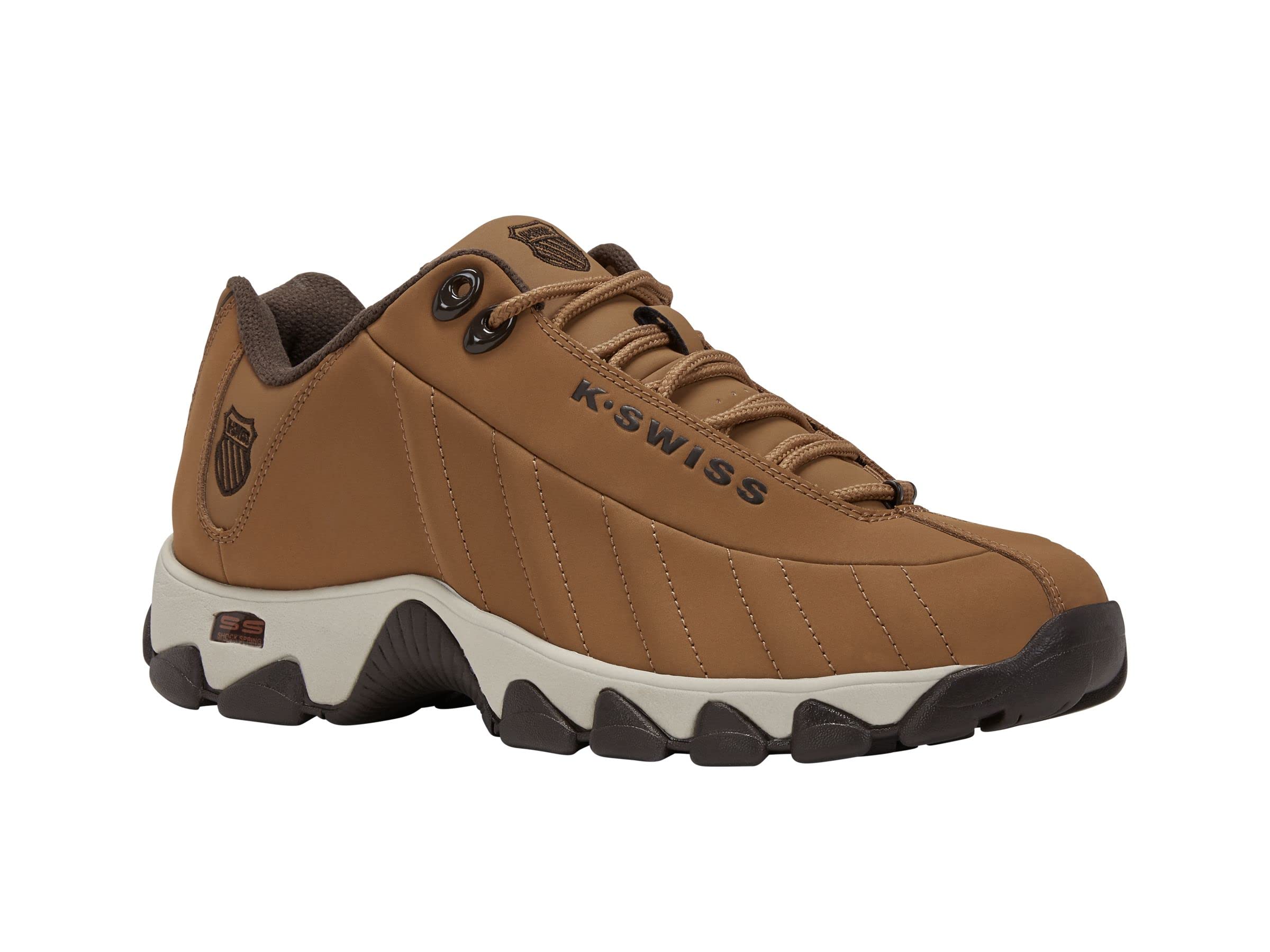 K-Swiss Men's ST329 CMF Sneaker, Wide Tennis Walking Shoes Leather Upper