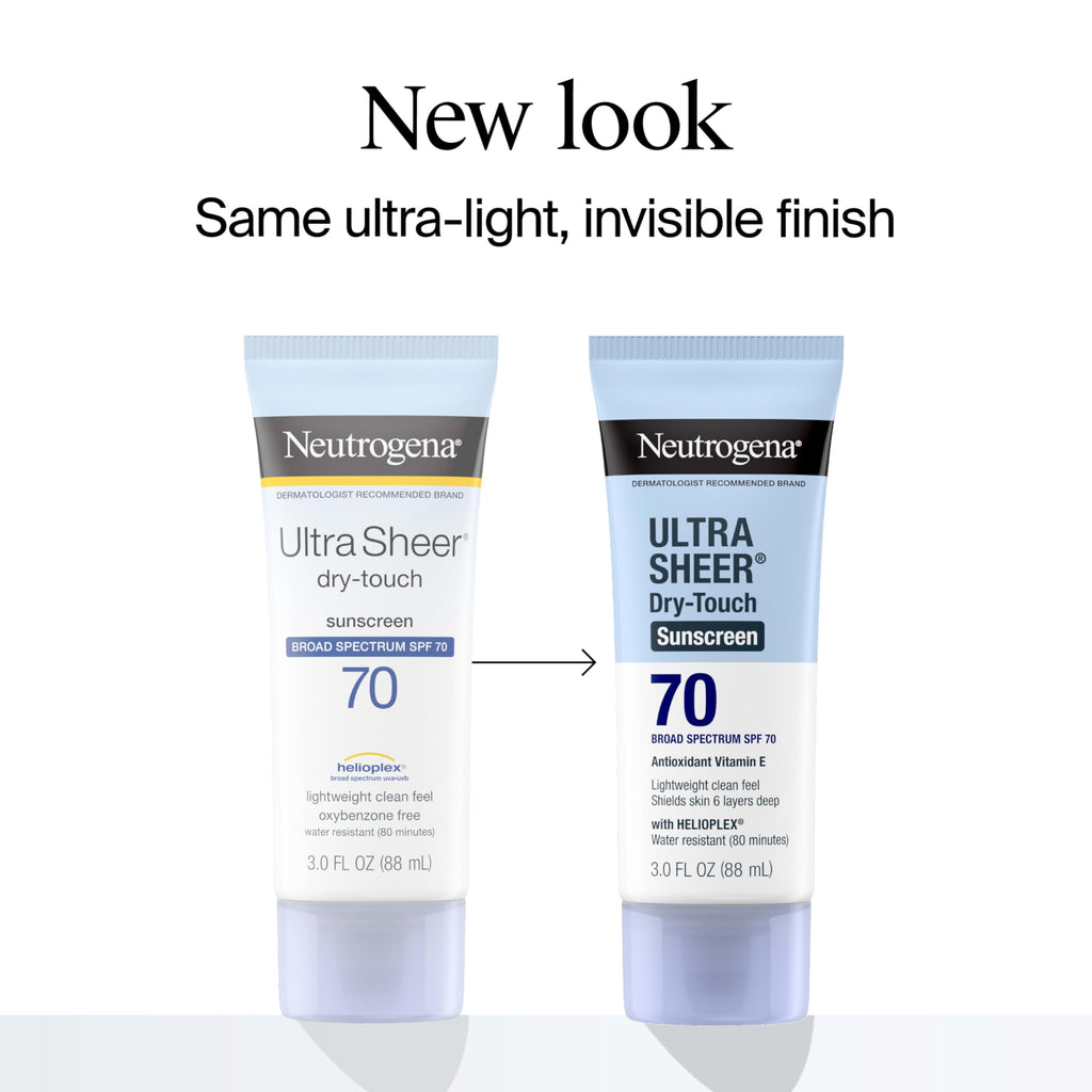 Neutrogena Ultra Sheer Stick Sunscreen for Face SPF 60, Invisible Finish, Broad Spectrum UVA/UVB Sun Protection - Vitamin C & E, Non Greasy, Fragrance Free, Water Resistant 80 Min, Travel Size, .47 oz