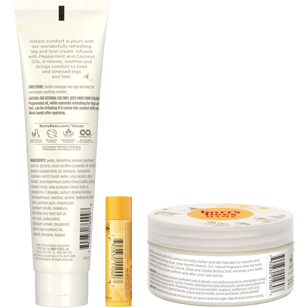 Burt's Bees Mothers Day Gifts Ideas - Classics Set, 6 Products in Giftable Tin – Cuticle Cream, Hand Salve, Lip Balm, Res-Q Ointment, Hand Repair and Foot Cream