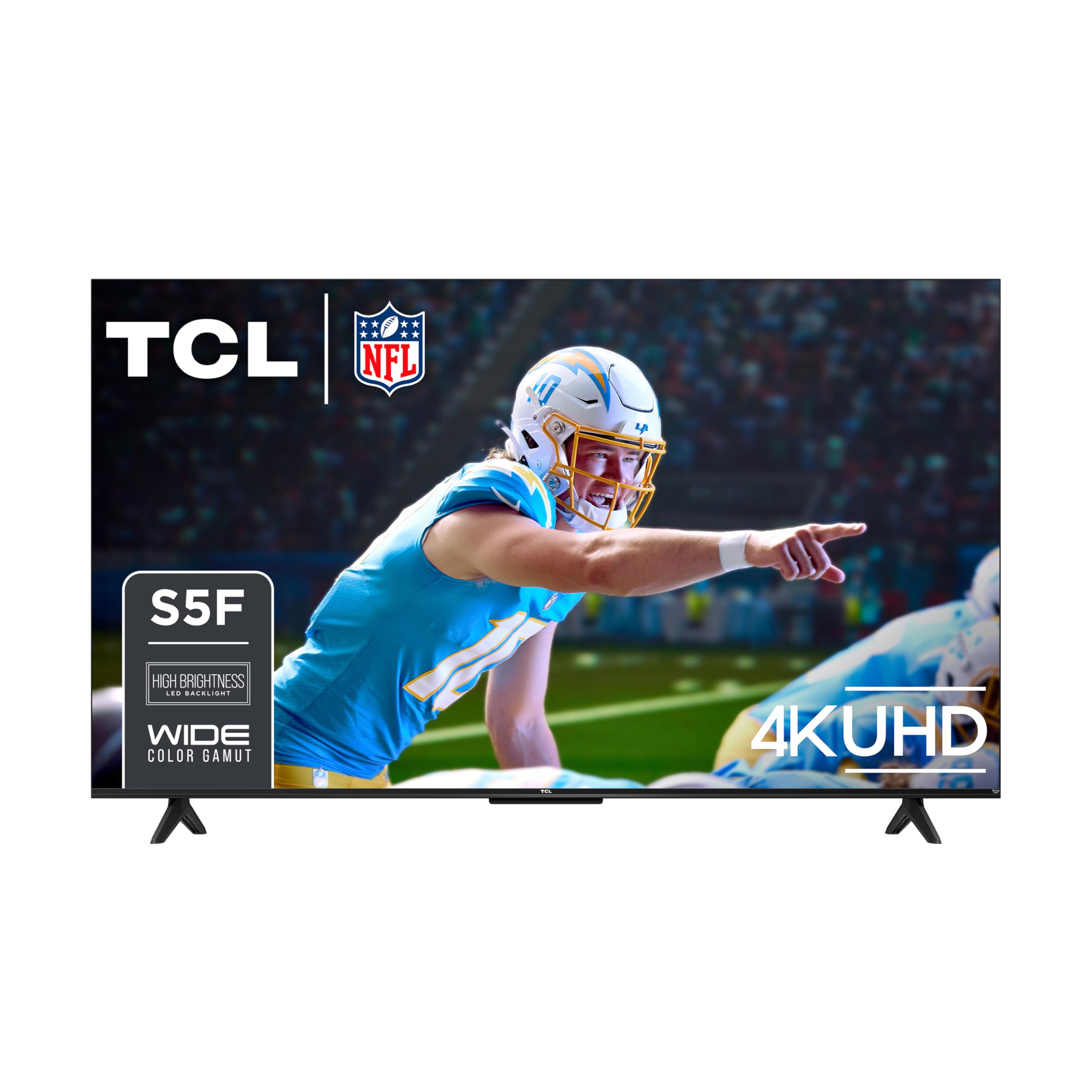 TCL 65-Inch Class S5 UHD 4K LED Smart TV with Fire TV (65S551F, 2024), Dolby Vision, HDR PRO+, Atmos, Alexa Built-in, Apple AirPlay 2, Streaming Television