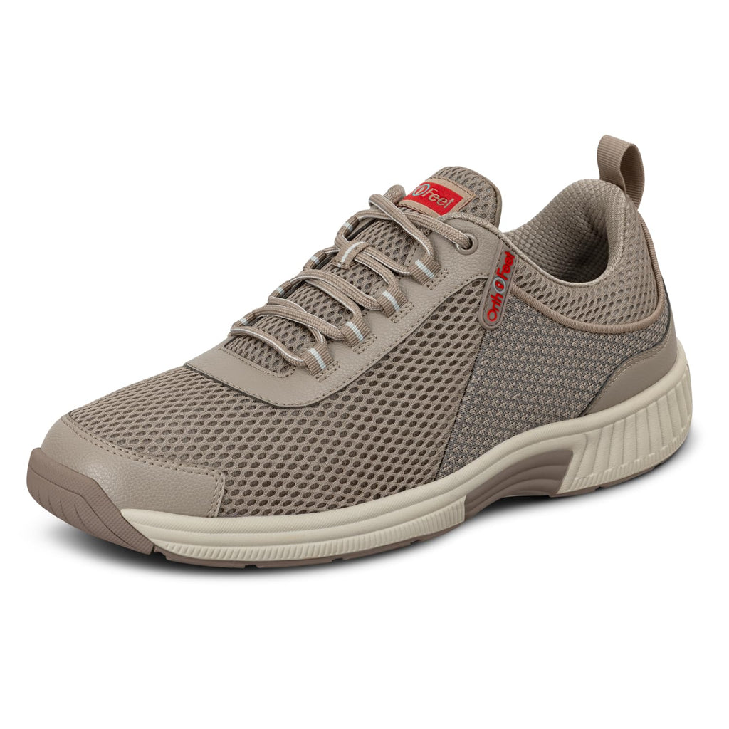 Orthofeet Men's Orthopedic Edgewater Stretch Knit Walking Sneaker