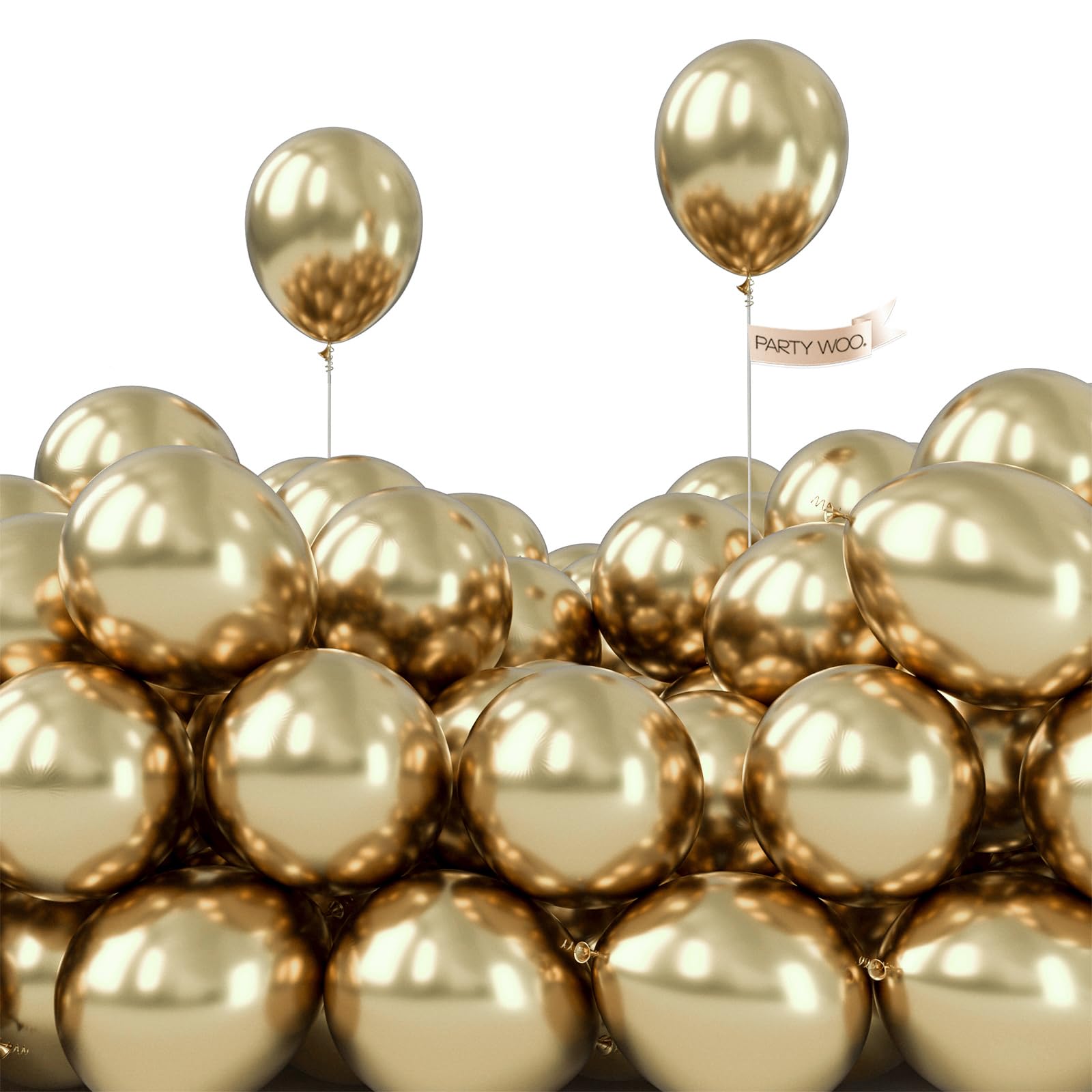 PartyWoo Nude Balloons 50pcs 5 Inch Apricot Boho Fall Neutral Latex Helium Balloons for Graduation Wedding Anniversary Birthday Boy Baby Shower Woodland Boho Theme Party Decorations Brown-F05