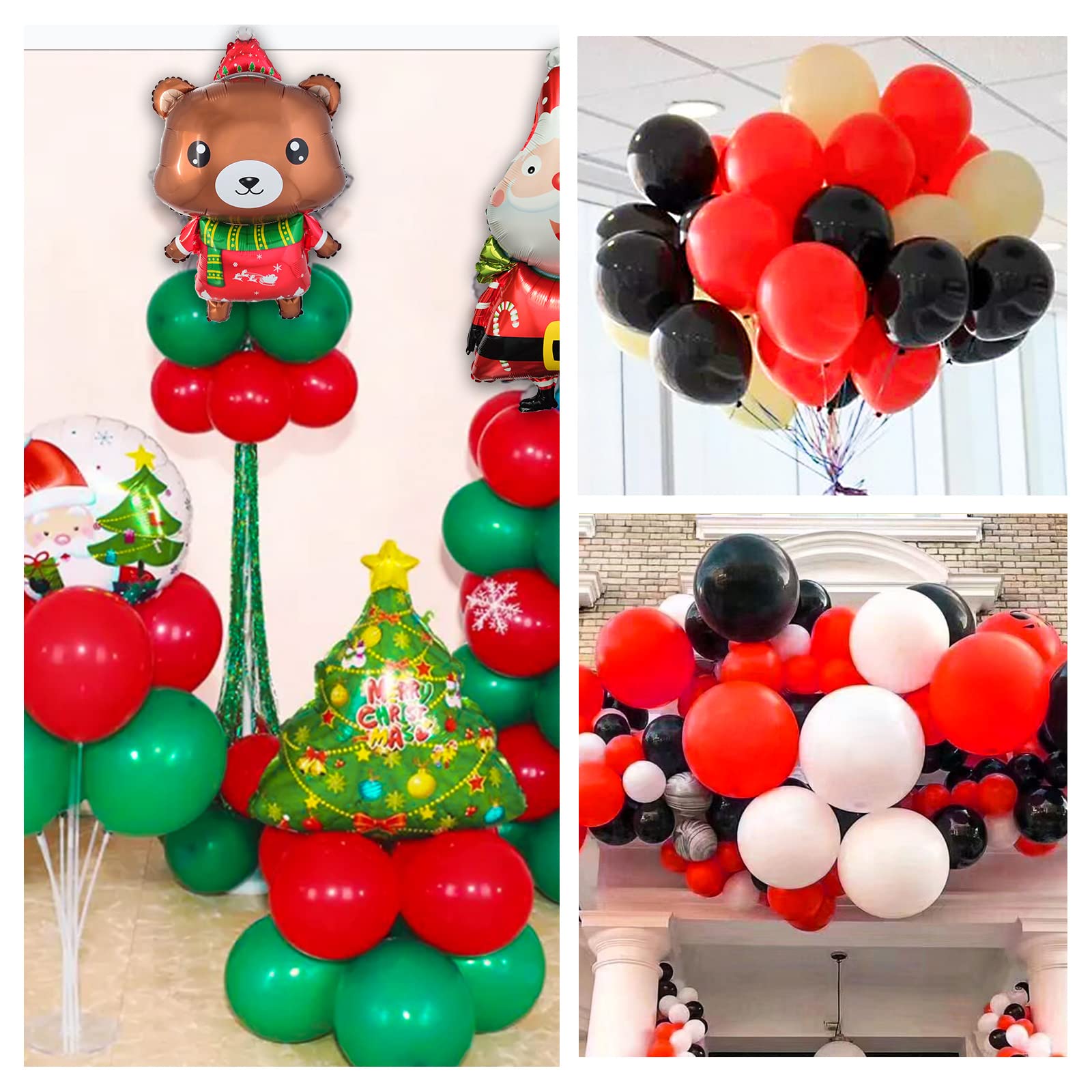 Black Balloons 110Pcs, 5 Inch Small Black Latex Party Balloons, Mini Thick Black Birthday Balloons for Wedding Baby Shower Decorations.