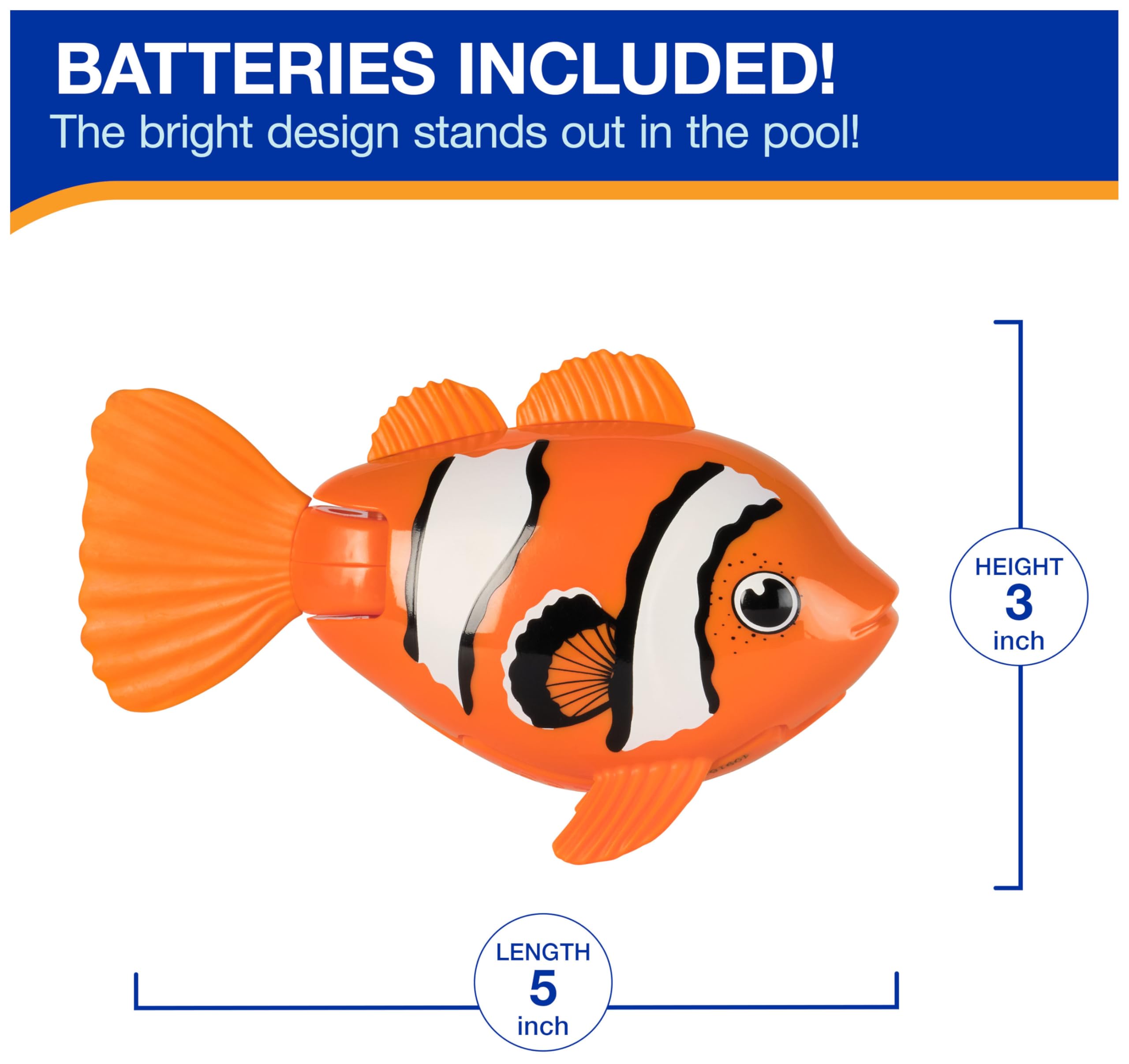 SwimWays Rainbow Reef Shark Toy, Finn Diesel Kids Shark Pool Toy and Swimming Accessory, Self-Activated Water Toys, Learn to Swim Pool Toys for Kids Ages 5 & Up (Batteries Included)