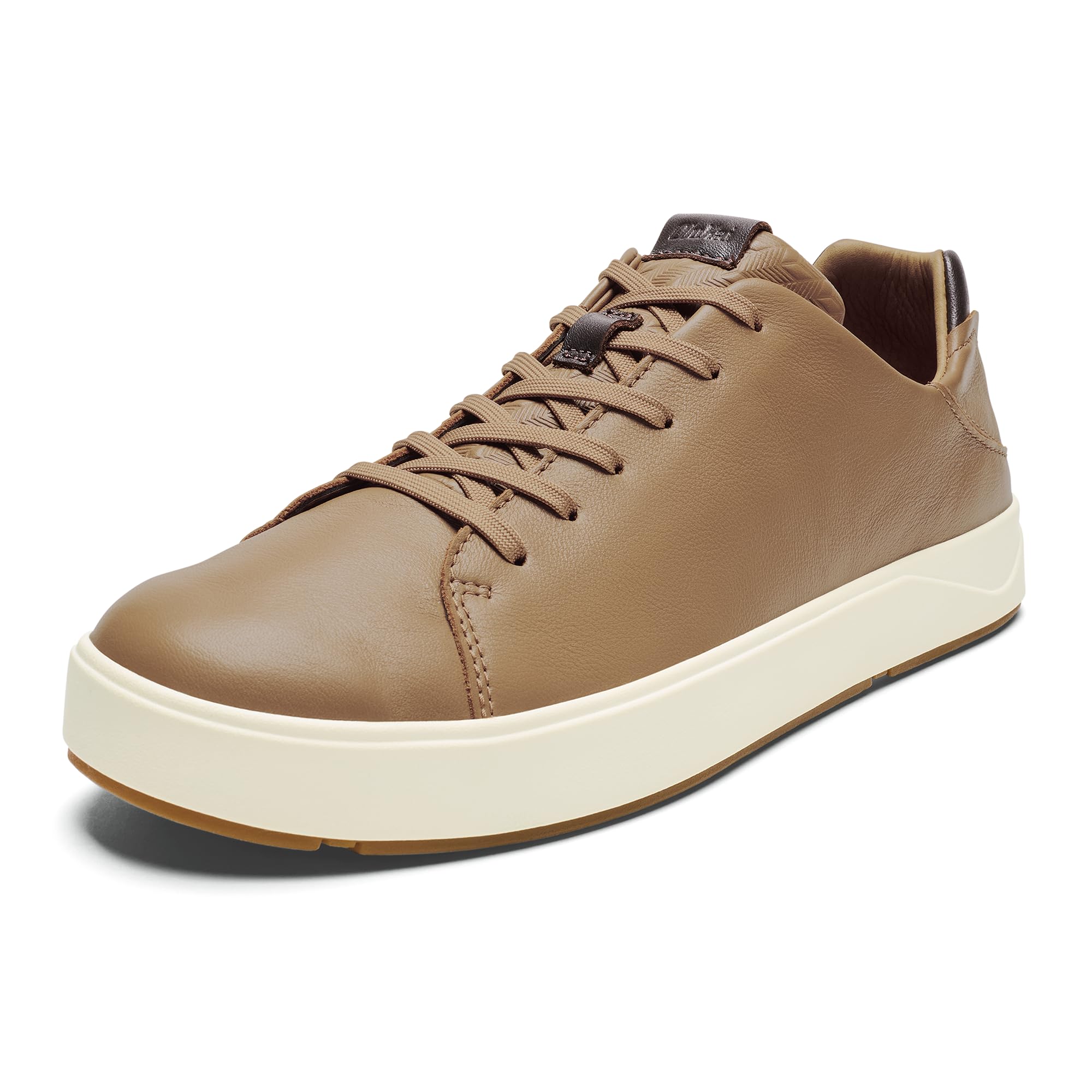 OLUKAI Lae'ahi Li 'Ili Men's Waterproof Leather Sneaker, Versatile & Casual Everyday Shoe, All-Day Comfort & Support, Enhanced Grip & Traction