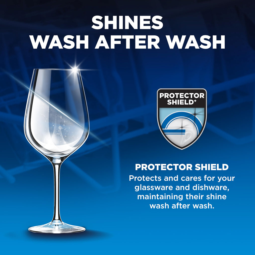 Finish Quantum Dishwasher Pods, No Pre-Rinse Dishwasher Detergent Soap Removes 24HR Dried-On Stain and Grease, Leaving a Virtually Spotless Shine, 57 Count