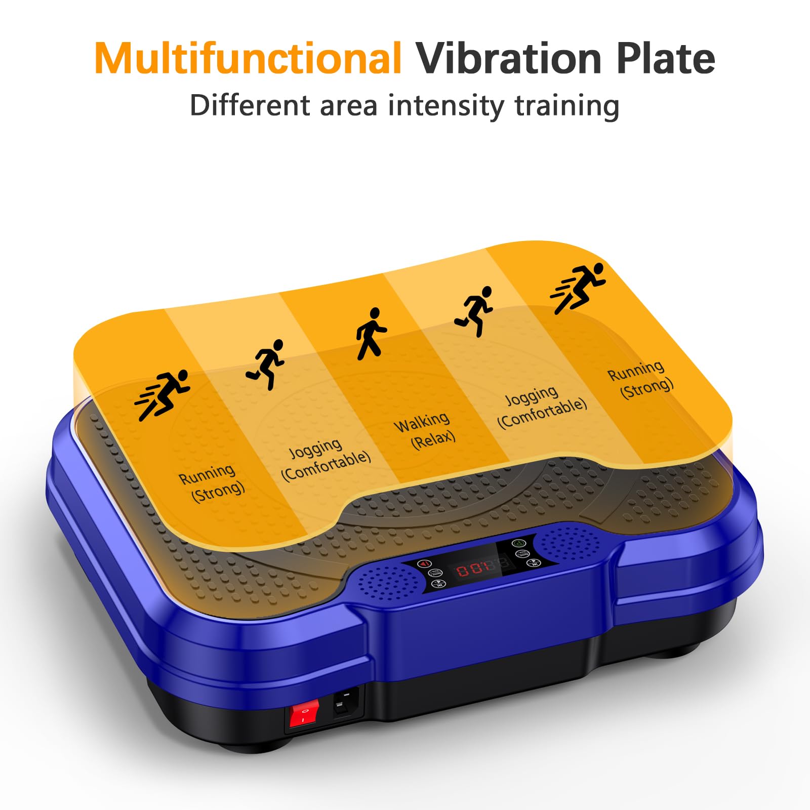 NXSCI Vibration Plate Exercise Machine,Vibrating Platform for Lymphatic Drainage with 250 Speeds,500 lbs Weight Capacity,Vibrated Plates for Weight Loss,Full Body Workout Equipment for Fitness at Home