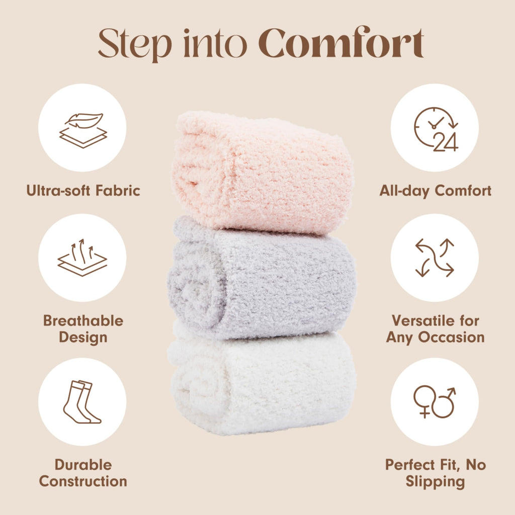 Unboxme Gifts Warm & Cozy Ultra-Luxe Cloud Sock, Gift for Women & Men - Super Soft Luxurious Fabric Sleep Socks