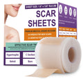 Silicone Scar Sheets,Silicone Scar Tape,Silicone Scar Removal Strips for Surgical,C-Section,Tummy Tuck,Keloid Scars (1.6"X 59" Roll-1.5M) Keloid Bump Removal