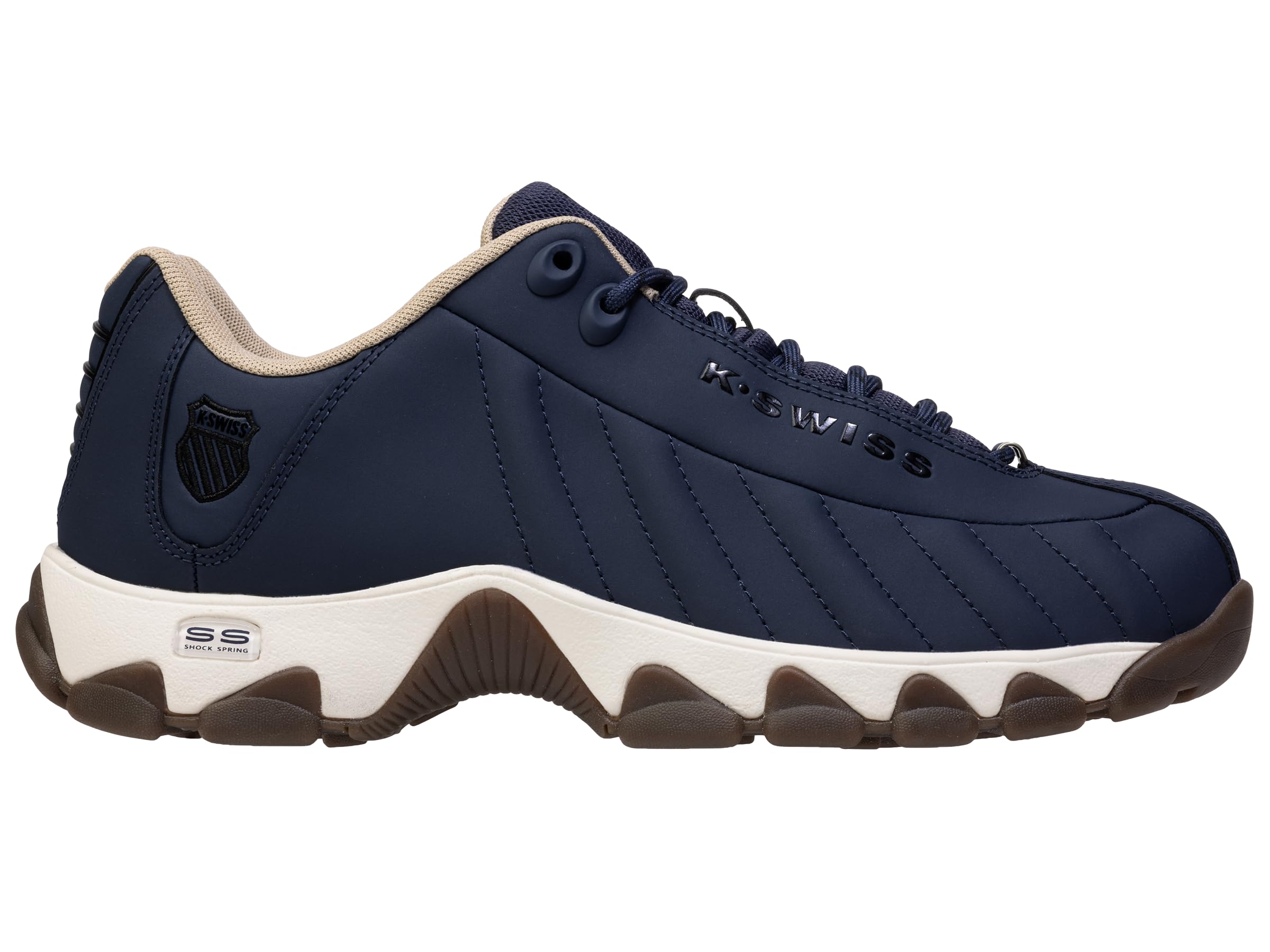 K-Swiss Men's ST329 CMF Sneaker, Wide Tennis Walking Shoes Leather Upper