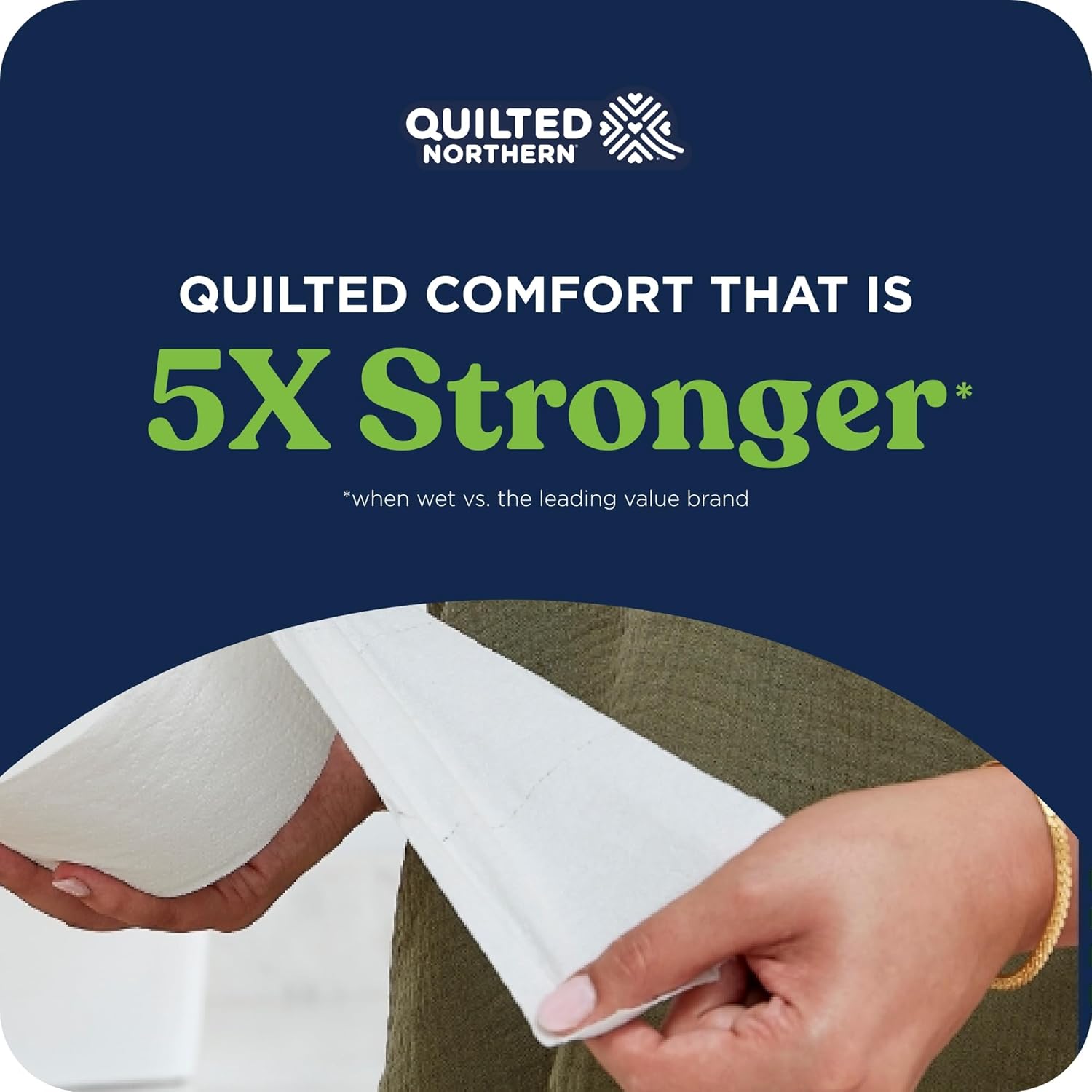 Quilted Northern Ultra Soft & Strong Toilet Paper, 48 Double Rolls, 48 = 96 Regular Rolls,12 Count (Pack of 4)