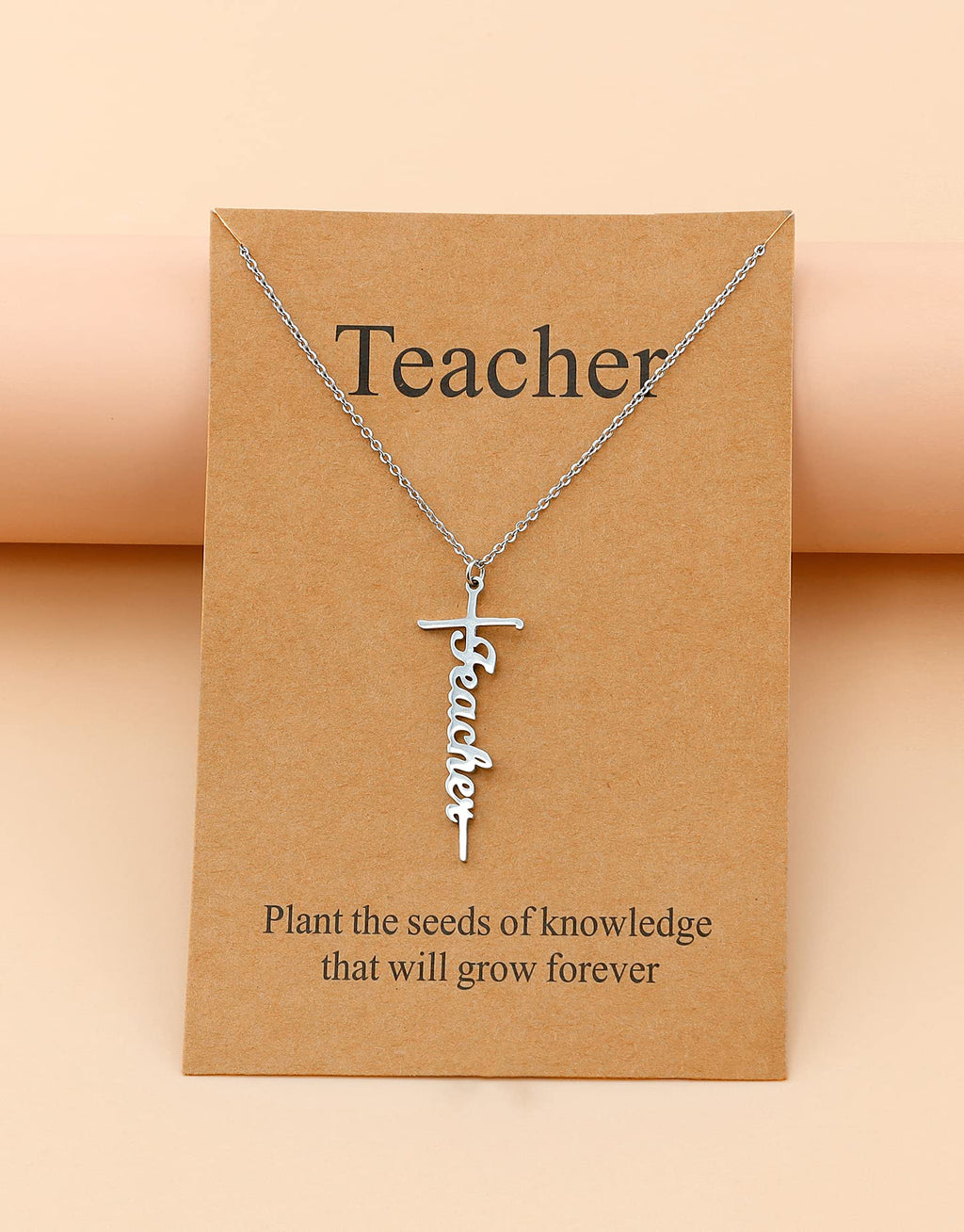 Lcherry Faith Cross Pendant Necklace for Women Religious Christian Jewelry Mother's Day Gifts for Women