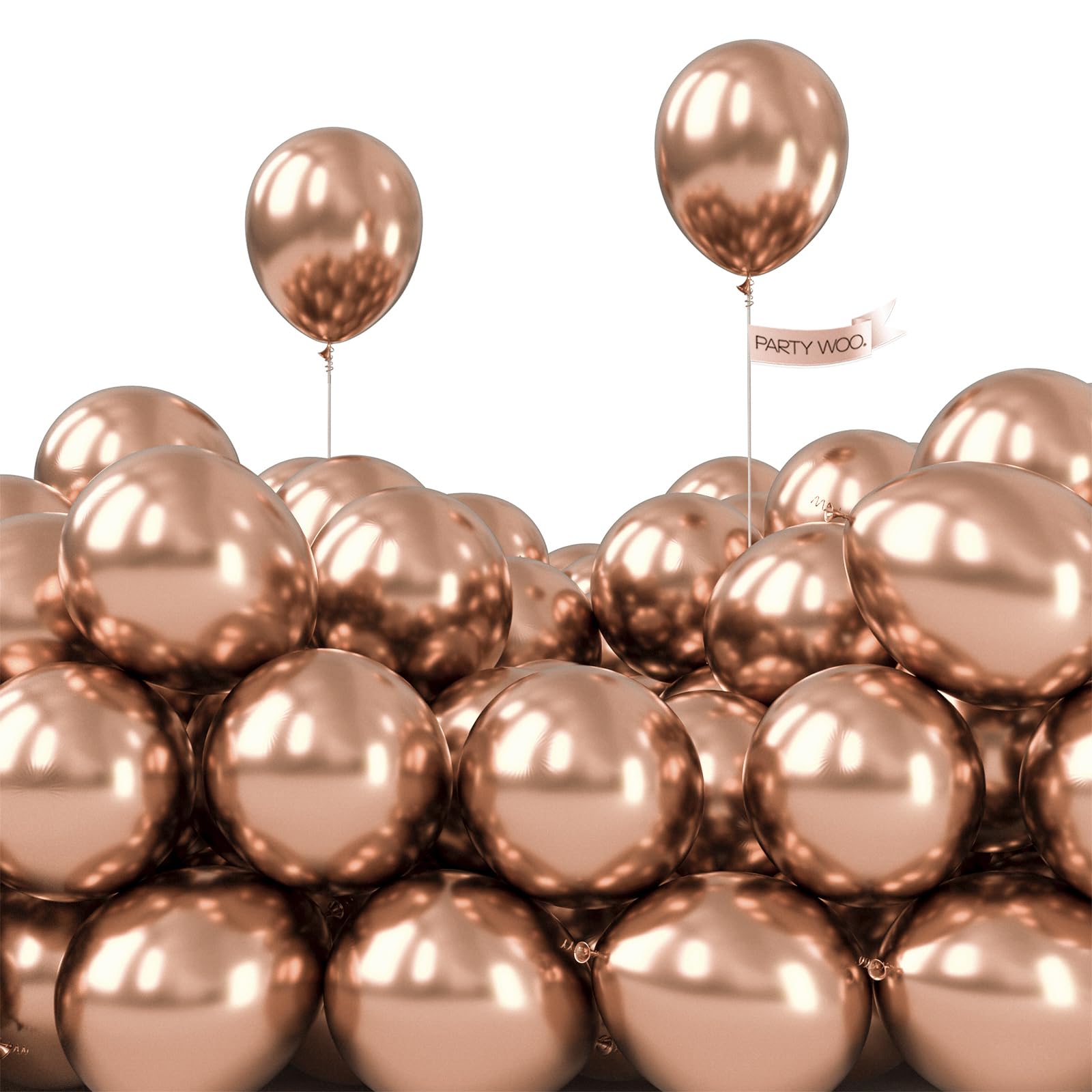 PartyWoo Nude Balloons 50pcs 5 Inch Apricot Boho Fall Neutral Latex Helium Balloons for Graduation Wedding Anniversary Birthday Boy Baby Shower Woodland Boho Theme Party Decorations Brown-F05