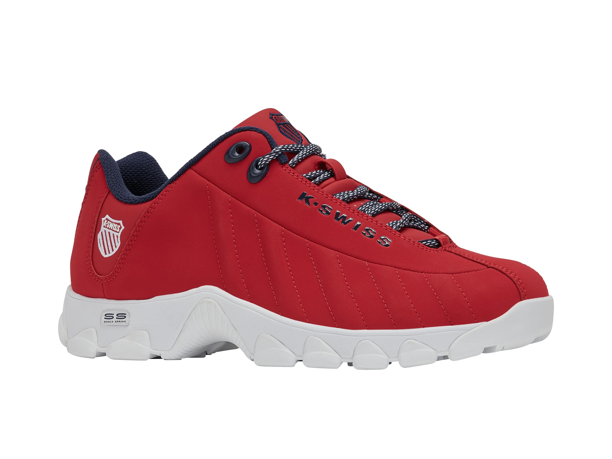 K-Swiss Men's ST329 CMF Sneaker, Wide Tennis Walking Shoes Leather Upper