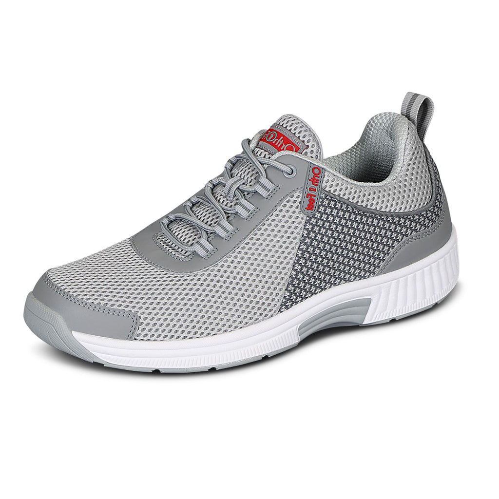 Orthofeet Men's Orthopedic Edgewater Stretch Knit Walking Sneaker
