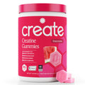 Create Creatine Monohydrate Gummies for Men & Women, Boost Focus, Strength, and Endurance, Anti-Melting Formula, Vegan, Gluten-Free, Non-GMO, 1.5g of Creatine per Gummy (Blue Raspberry)