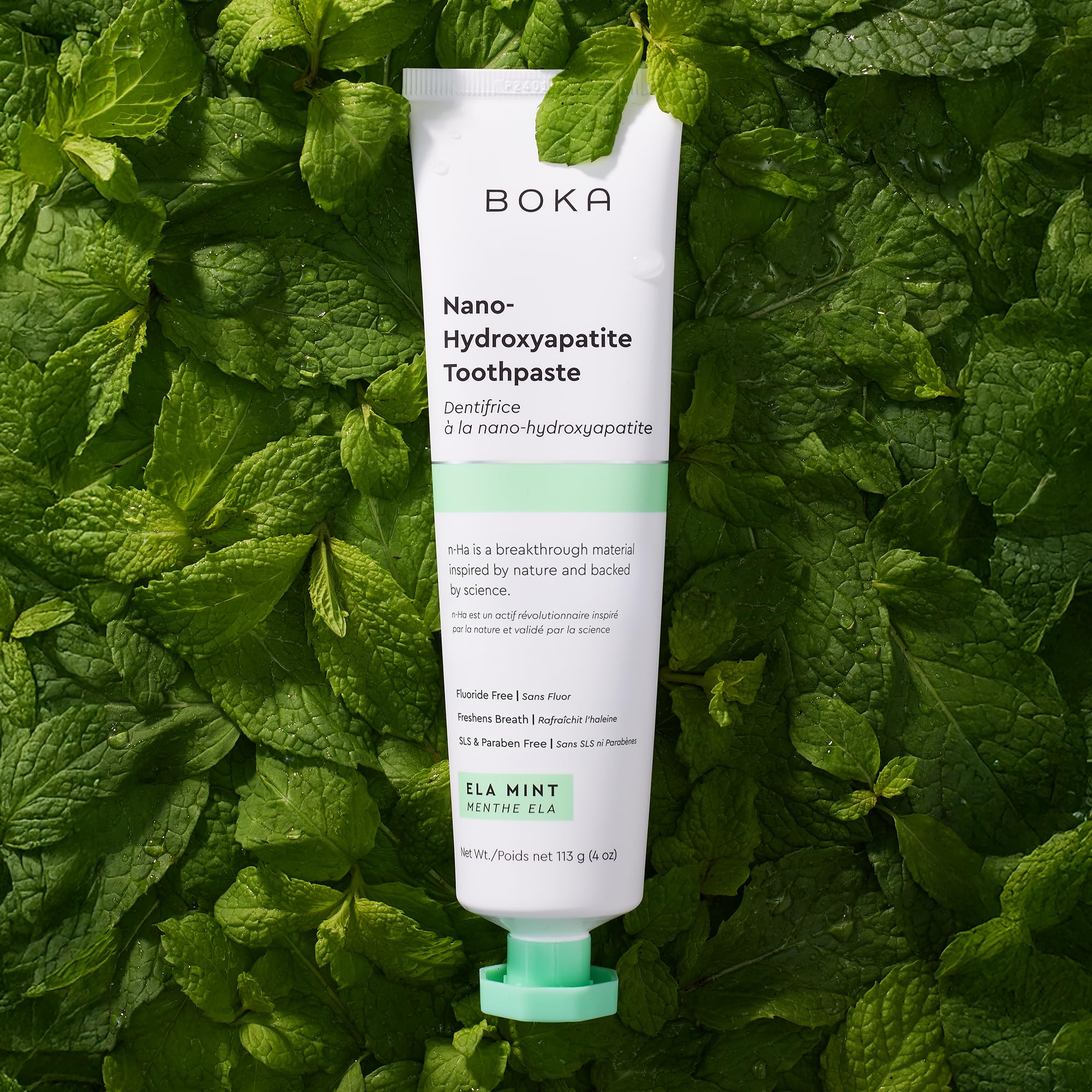 Boka Fluoride Free Toothpaste Nano Hydroxyapatite Toothpaste - Strawberry Mango Flavor, 1.3 oz 2pk US Manufactured