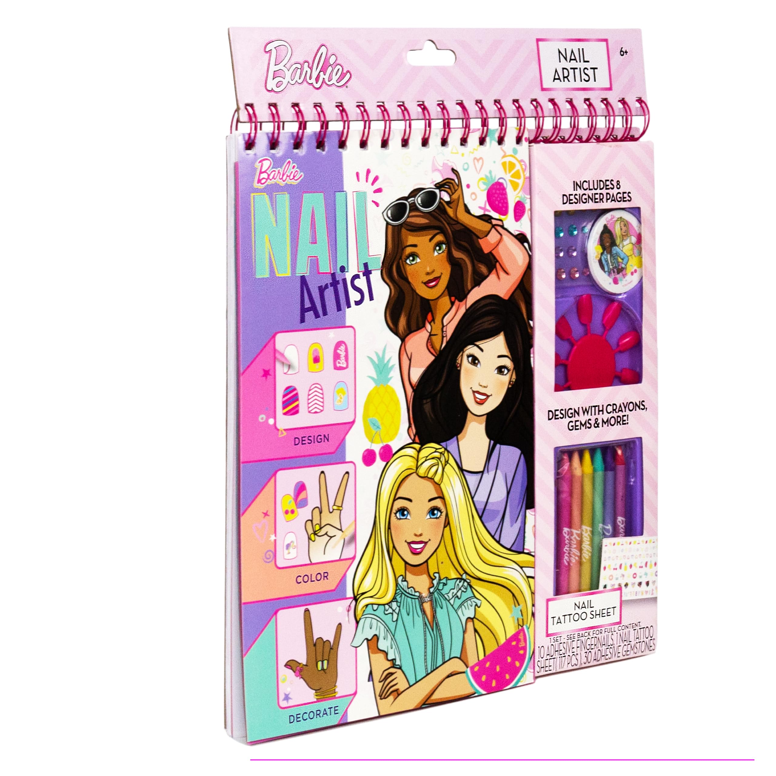 Horizon Group USA LOL OMG Make-Up Artist Magazine DIY Craft Kit, Design with Crayons, Stickers & More.Create Fashionable Looks Using Over 130 Stencil Designs & 200 Stickers