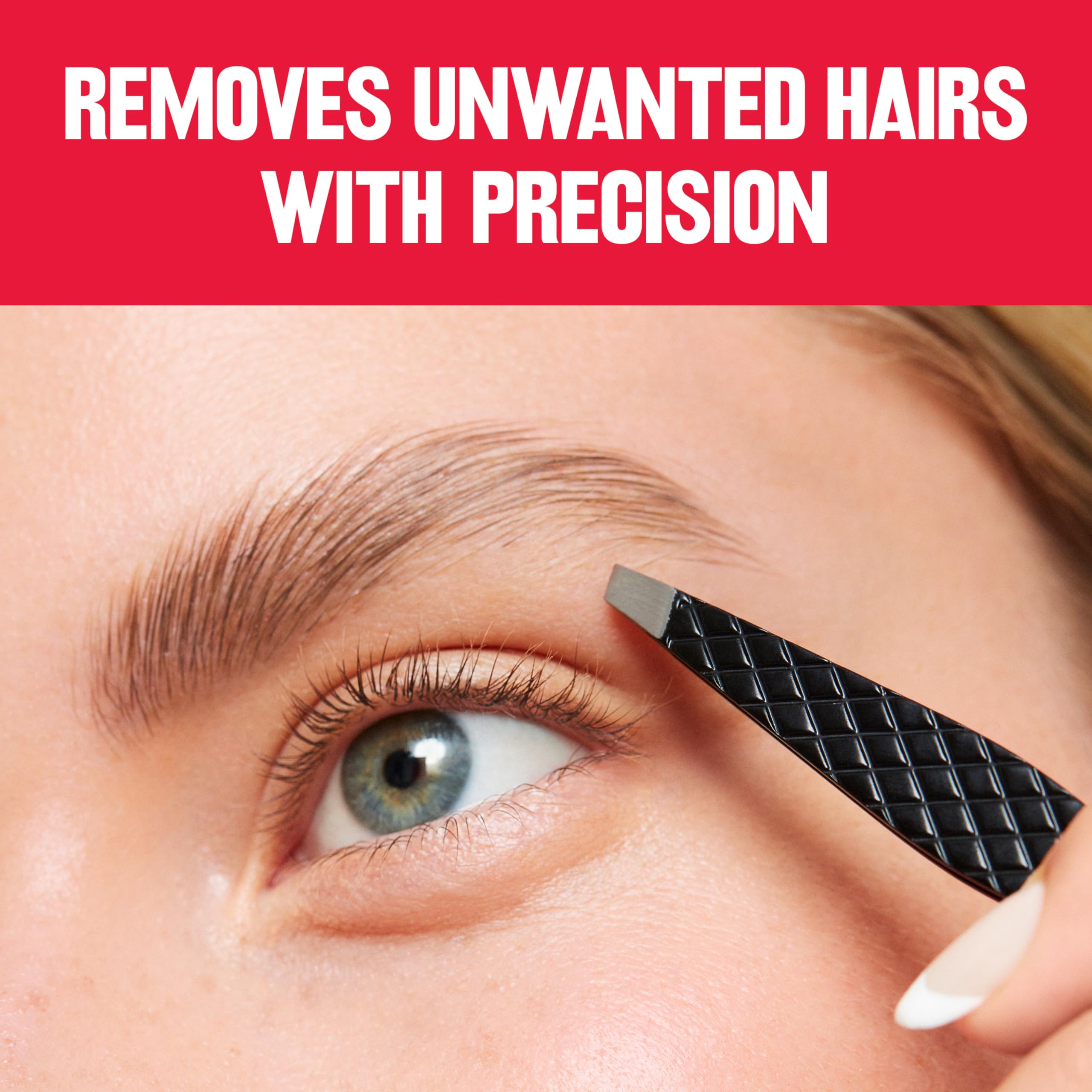 Revlon Expert Slant Tweezer, High Precision For an Easy Hair Removal, Made With Stainless Steel, 1 Count