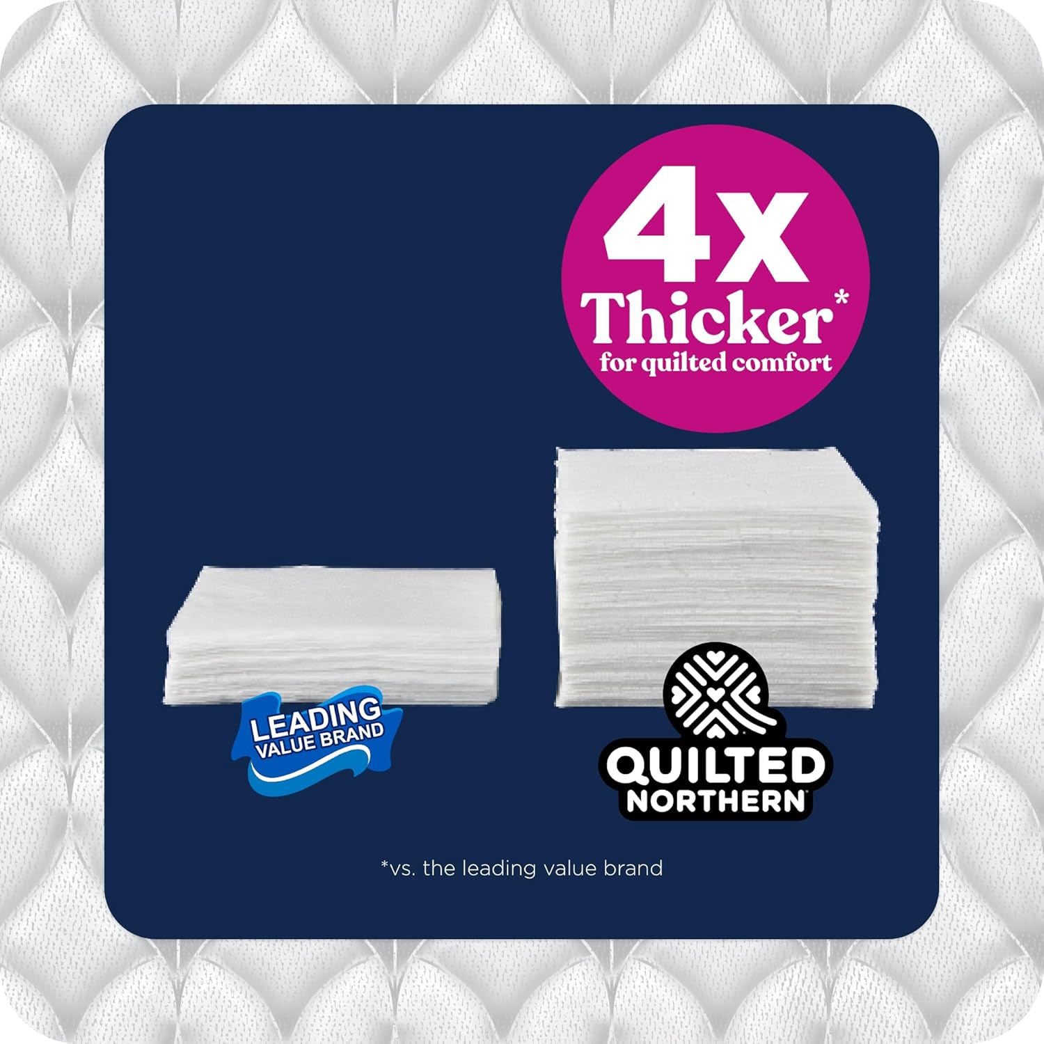 Quilted Northern Ultra Soft & Strong Toilet Paper, 48 Double Rolls, 48 = 96 Regular Rolls,12 Count (Pack of 4)