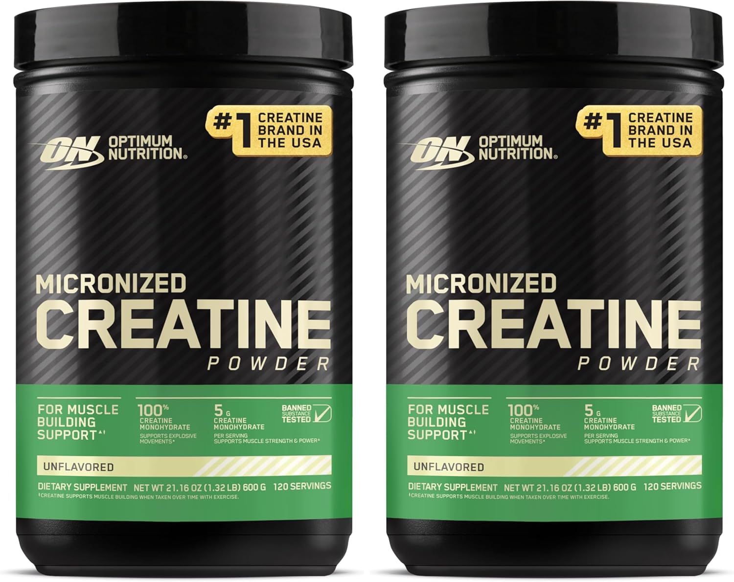 Optimum Nutrition Micronized Creatine Monohydrate Capsules, Keto Friendly, 2500mg, 100 Capsules