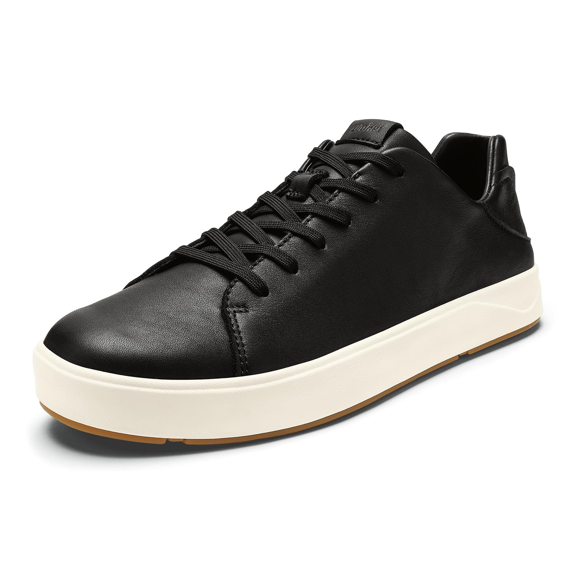 OLUKAI Lae'ahi Li 'Ili Men's Waterproof Leather Sneaker, Versatile & Casual Everyday Shoe, All-Day Comfort & Support, Enhanced Grip & Traction