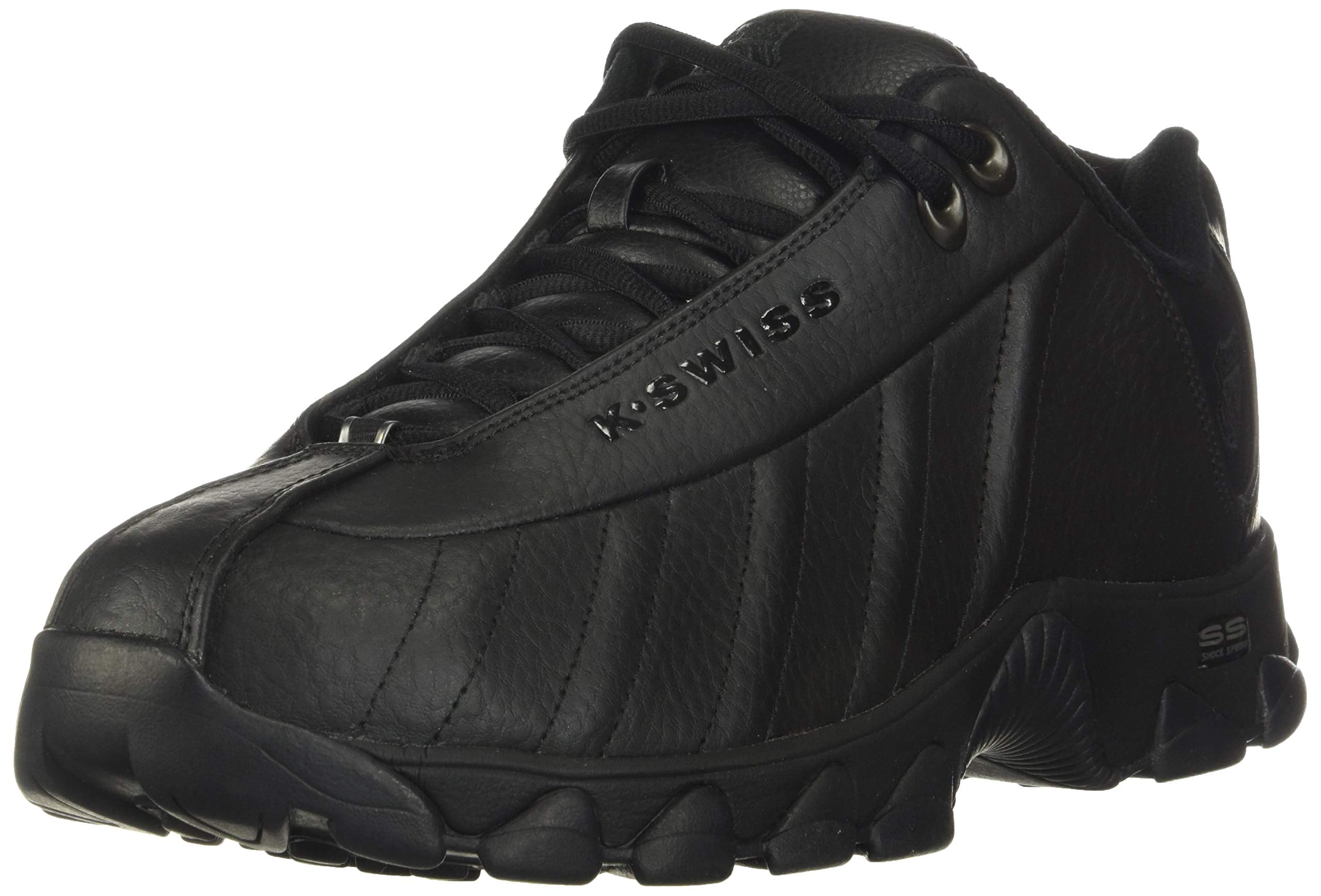 K-Swiss Men's ST329 CMF Sneaker, Wide Tennis Walking Shoes Leather Upper