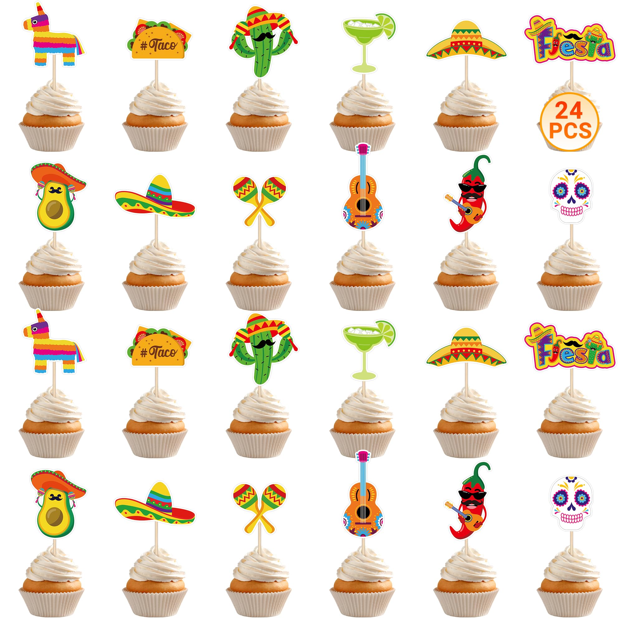 30 PCS Derby Cupcake Toppers, 15 Style Derby Decorations, Run for the Roses Horseshoe Design Horse Cupcake Toppers Horses Toothpicks, Horse Racing Theme Decor