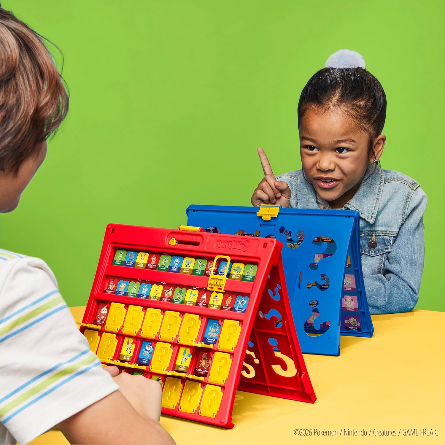 Guess Who? Pokémon Edition Game | 48 Pokémon | Fun Kids Board Games for Families | 2 Players | 15 Mins. | Travel Friendly | Ages 6+