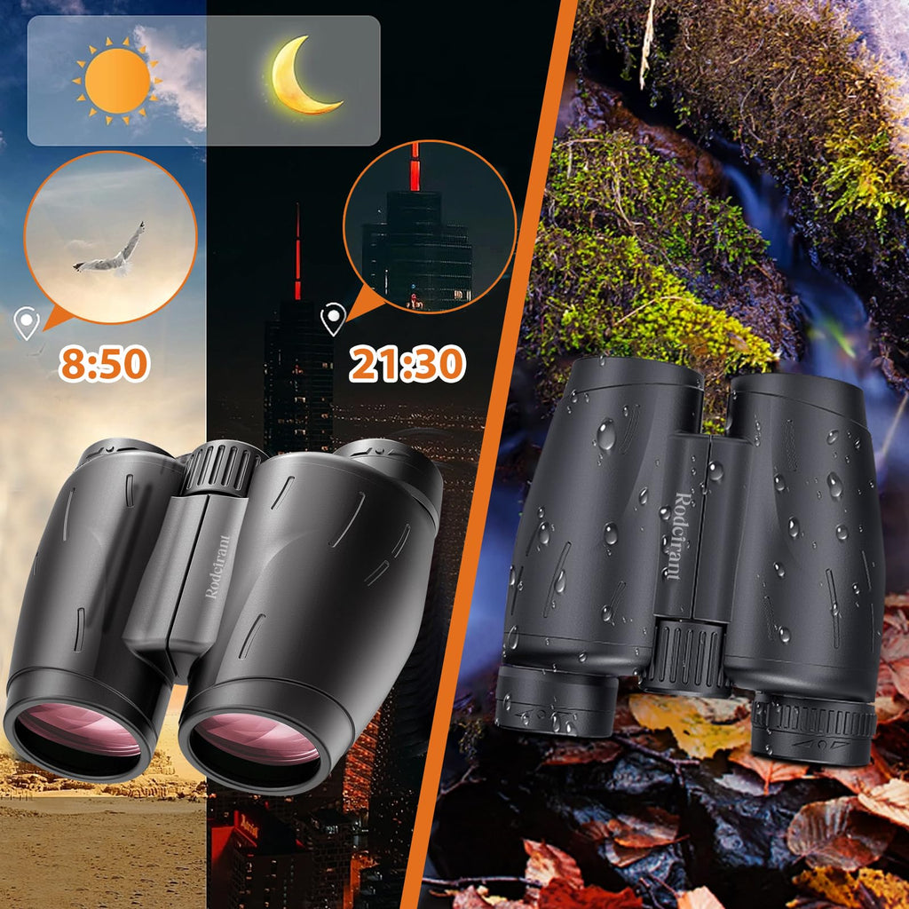 HD Binoculars 25x30 for Adults with Phone Adapter,Tripod and Tripod Adapter,Waterproof Binoculars for Bird Watching,Hiking and Travel