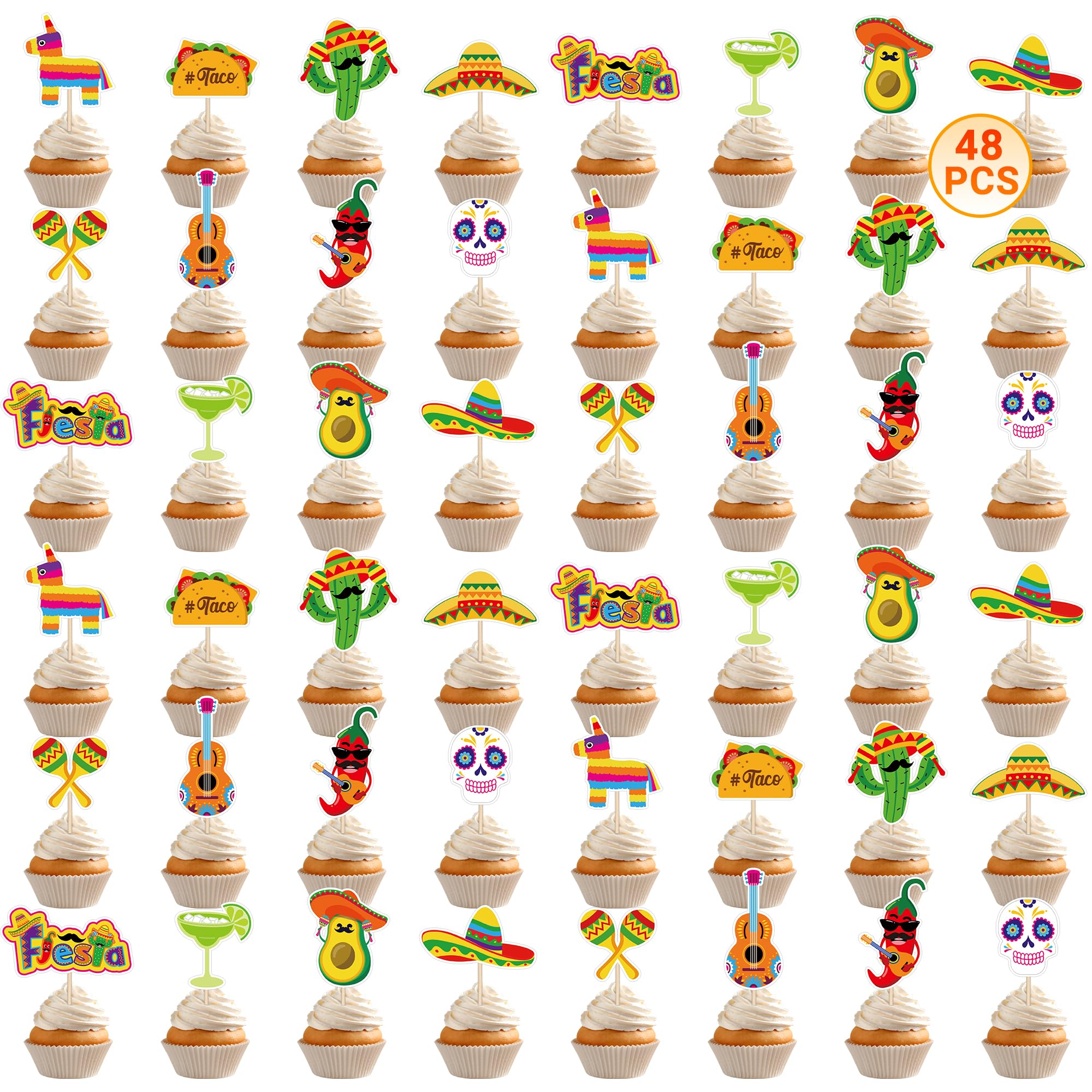 30 PCS Derby Cupcake Toppers, 15 Style Derby Decorations, Run for the Roses Horseshoe Design Horse Cupcake Toppers Horses Toothpicks, Horse Racing Theme Decor