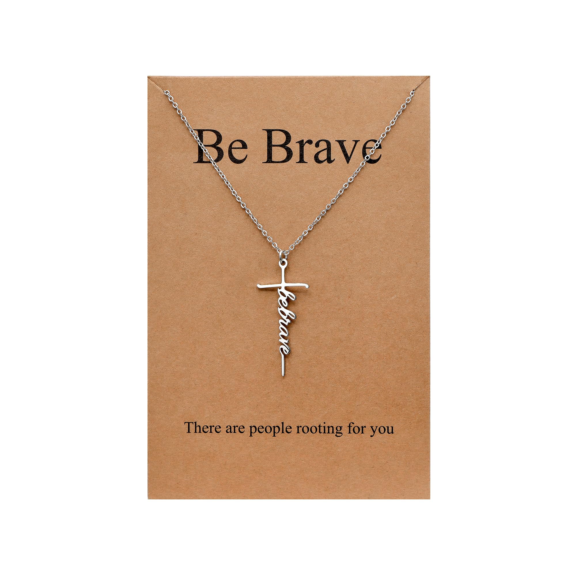Lcherry Faith Cross Pendant Necklace for Women Religious Christian Jewelry Mother's Day Gifts for Women