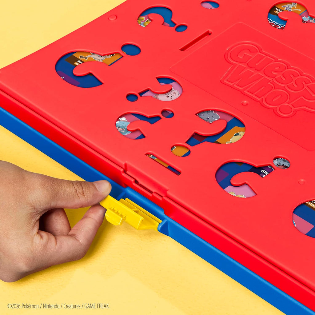 Guess Who? Pokémon Edition Game | 48 Pokémon | Fun Kids Board Games for Families | 2 Players | 15 Mins. | Travel Friendly | Ages 6+