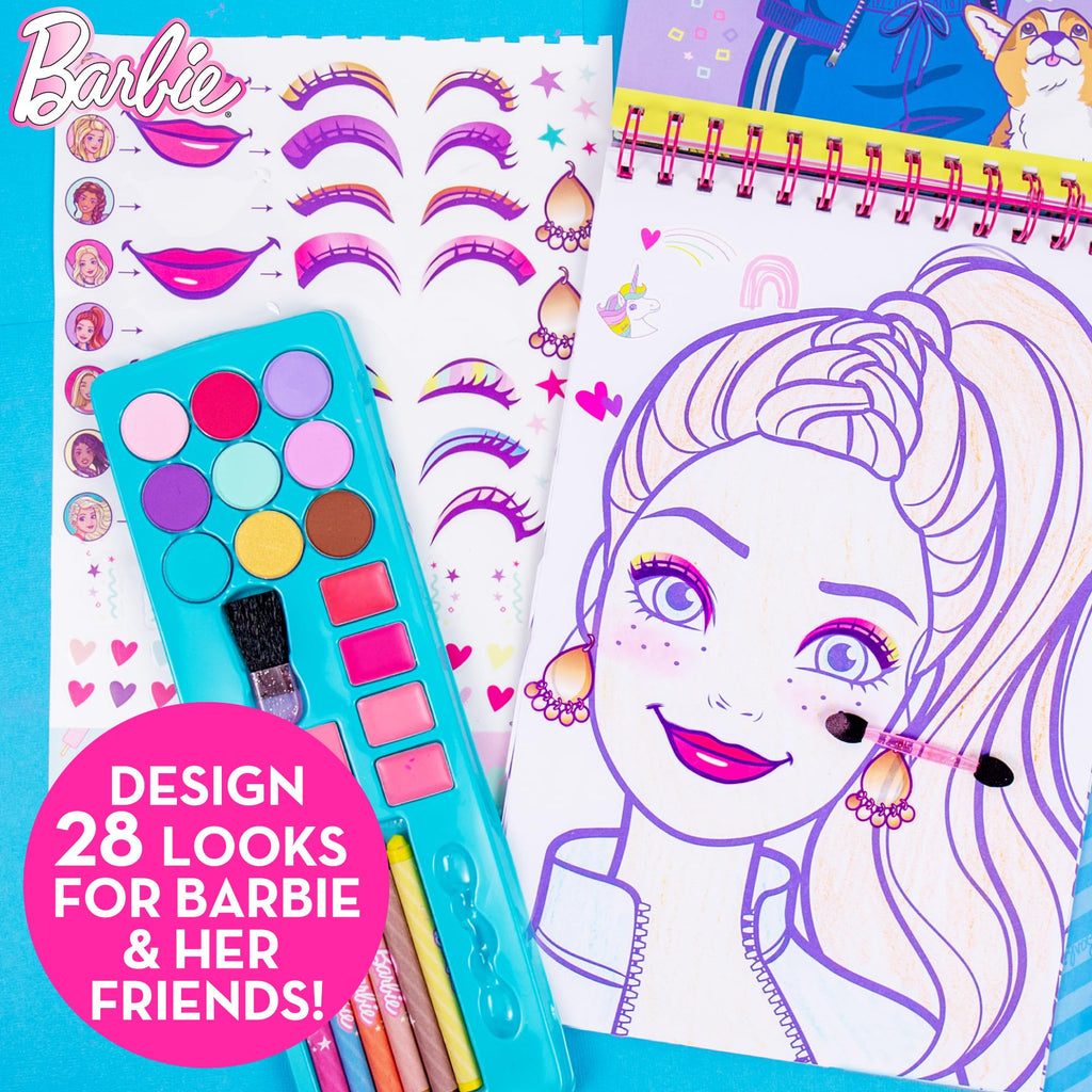 Horizon Group USA LOL OMG Make-Up Artist Magazine DIY Craft Kit, Design with Crayons, Stickers & More.Create Fashionable Looks Using Over 130 Stencil Designs & 200 Stickers