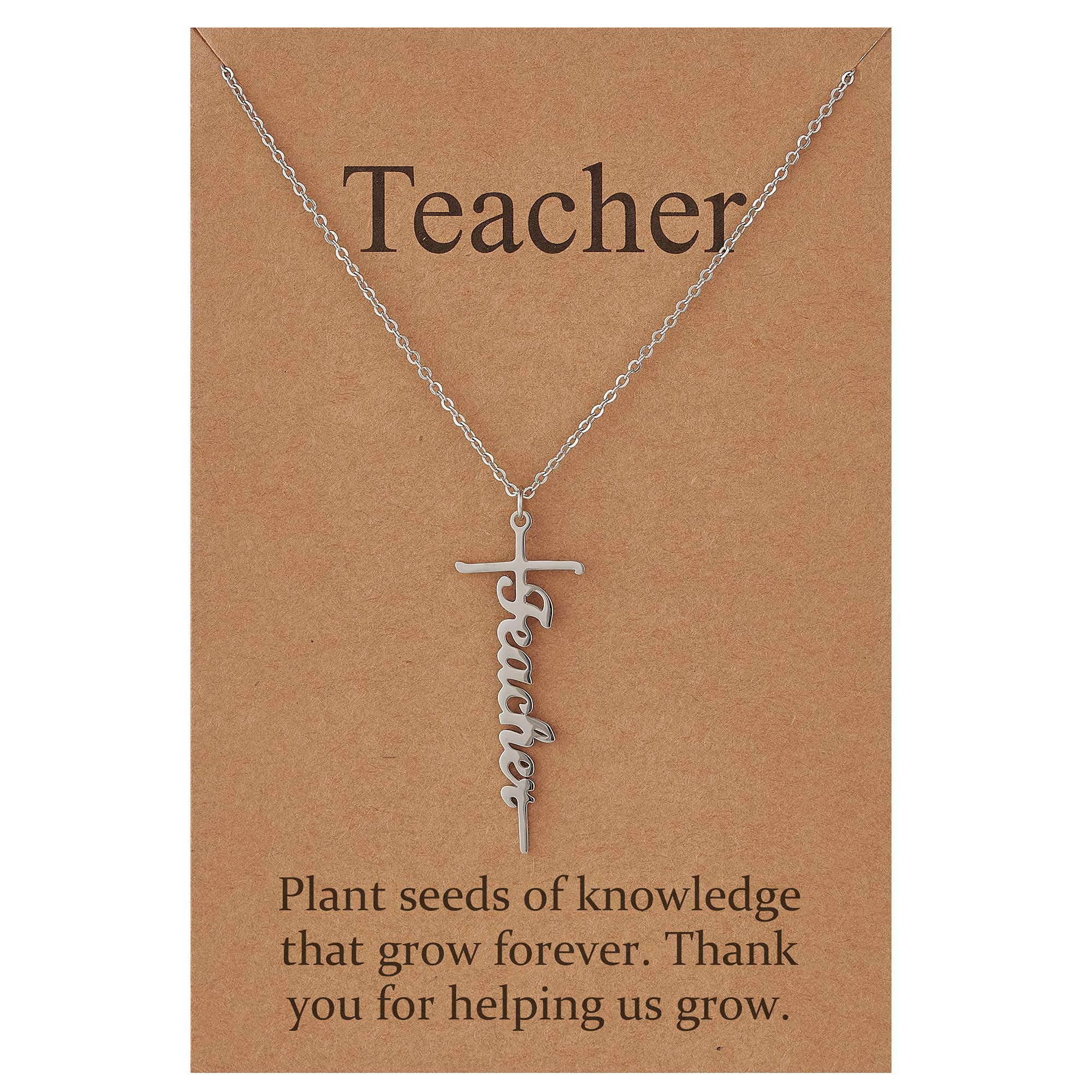 Lcherry Faith Cross Pendant Necklace for Women Religious Christian Jewelry Mother's Day Gifts for Women