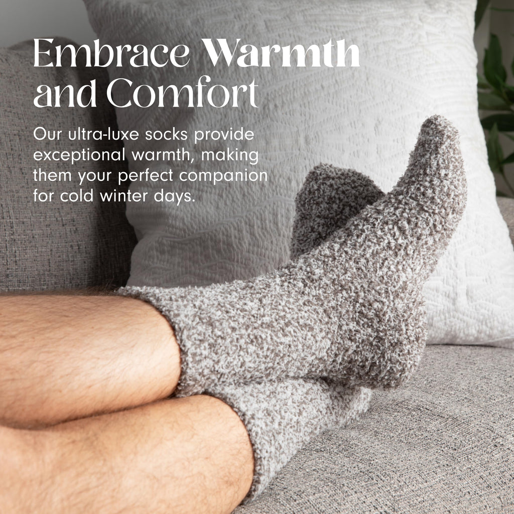 Unboxme Gifts Warm & Cozy Ultra-Luxe Cloud Sock, Gift for Women & Men - Super Soft Luxurious Fabric Sleep Socks