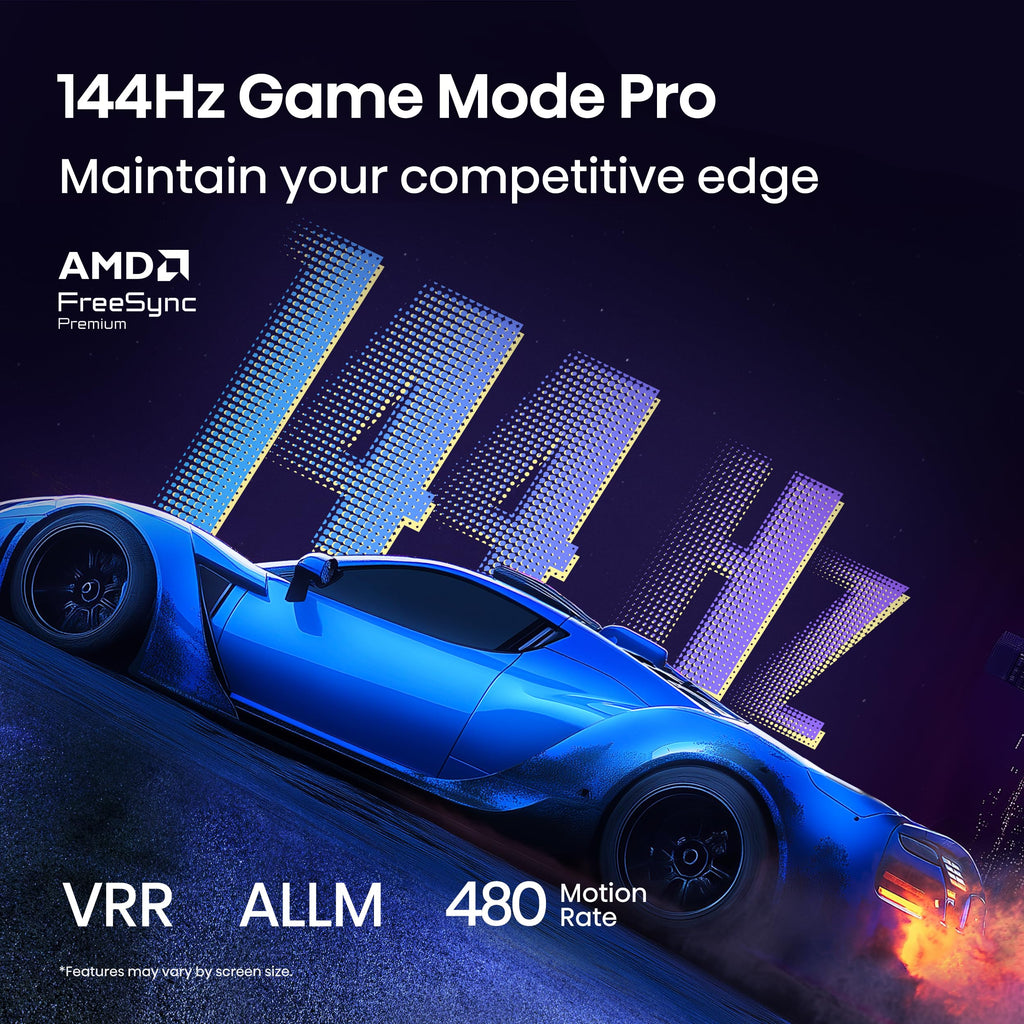 Hisense 85" Class QD7 Series Mini-LED 4K UHD Smart Fire TV (85QD7QF, 2025 Model) - QLED, Native 144hz, HDR10+, Dolby Vision, Dolby Atmos, Game Mode Pro, ALLM, Alexa Built in with Voice Remote, MEMC