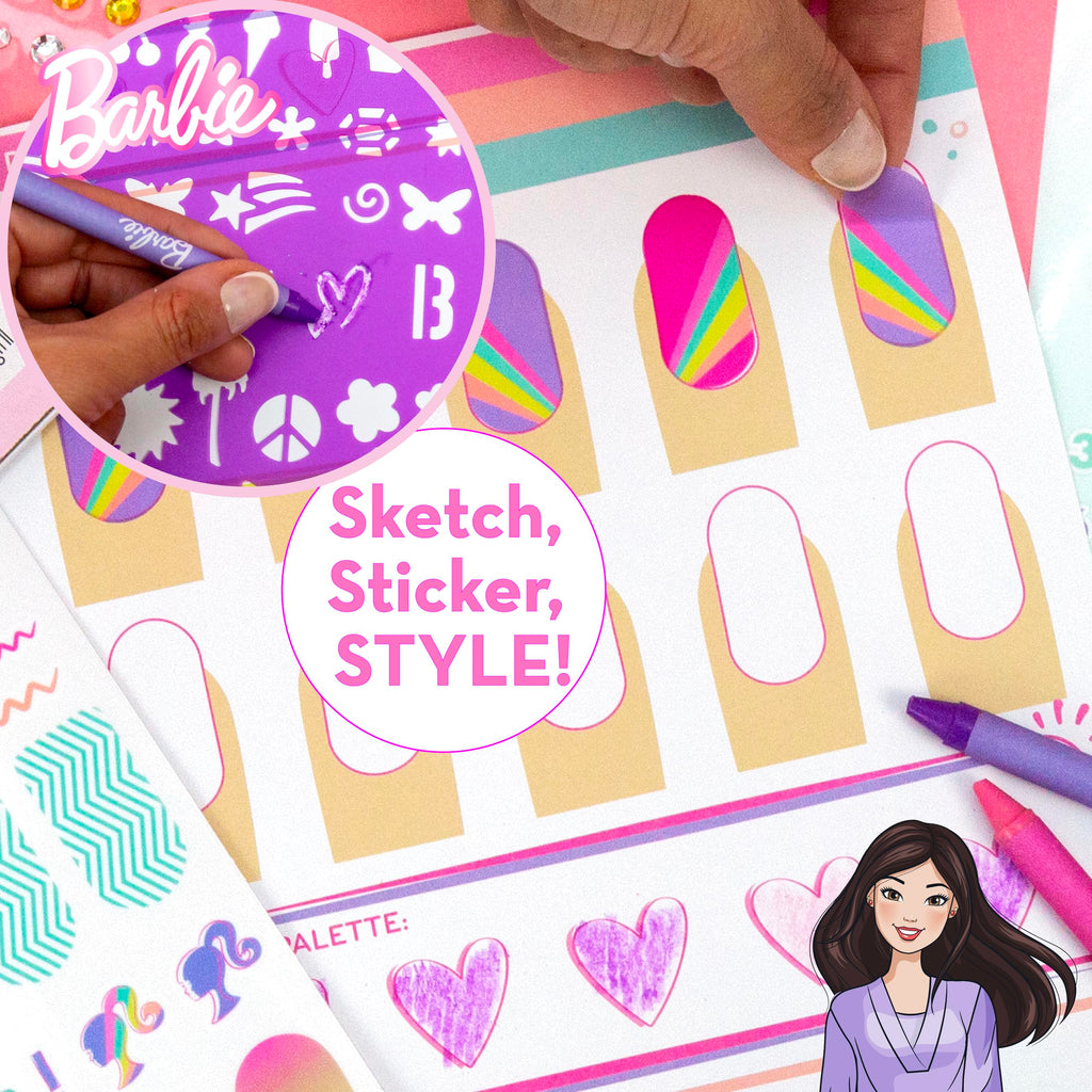 Horizon Group USA LOL OMG Make-Up Artist Magazine DIY Craft Kit, Design with Crayons, Stickers & More.Create Fashionable Looks Using Over 130 Stencil Designs & 200 Stickers