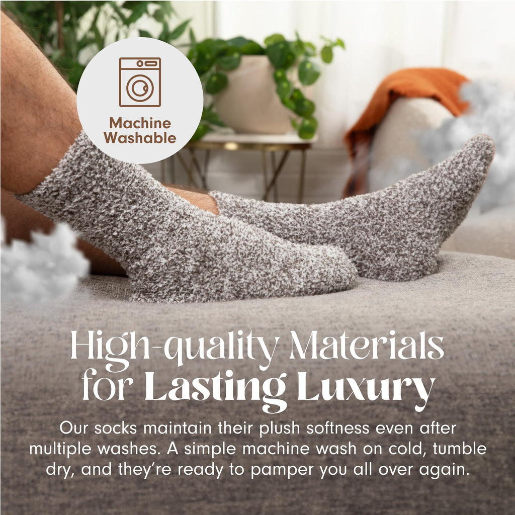 Unboxme Gifts Warm & Cozy Ultra-Luxe Cloud Sock, Gift for Women & Men - Super Soft Luxurious Fabric Sleep Socks