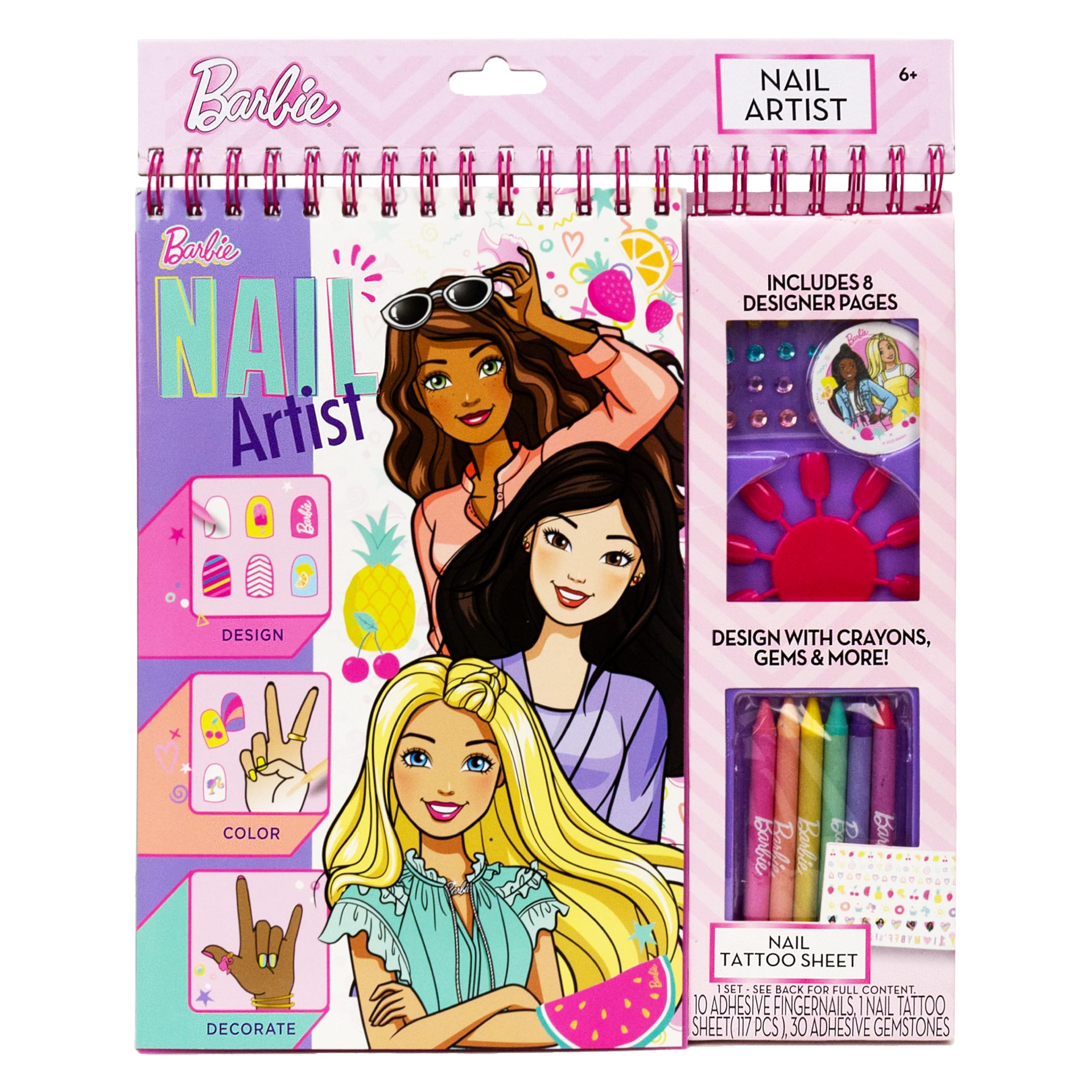 Horizon Group USA LOL OMG Make-Up Artist Magazine DIY Craft Kit, Design with Crayons, Stickers & More.Create Fashionable Looks Using Over 130 Stencil Designs & 200 Stickers